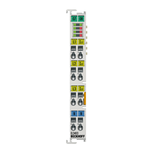 Beckhoff EL3403-0100 EtherCAT Terminal, 3-channel analog input, power measurement, 500 V AC, 01 A, 16 bit Turkiye