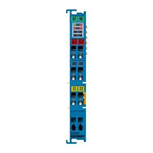 Beckhoff ELX3152 EtherCAT Terminal, 2-channel analog input, current, 0/4…20 mA, 16 bit, single-ended, Ex i