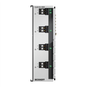 Beckhoff ELM3104-0000 EtherCAT Terminal, 4-channel analog input, current, ±20 mA, 24 bit, 10 ksps