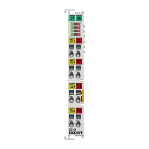 Beckhoff EL3314 EtherCAT Terminal, 4-channel analog input, temperature, thermocouple, 16 bit