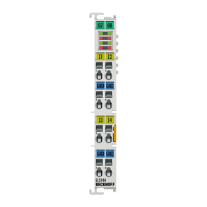 Beckhoff EL3144 EtherCAT Terminal, 4-channel analog input, current, 0…20 mA, 16 bit, single-ended