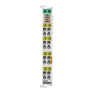 Beckhoff EL3124 EtherCAT Terminal, 4-channel analog input, current, 4…20 mA, 16 bit, differential