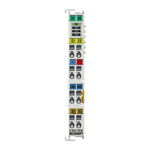 Beckhoff EL3062-0030 EtherCAT Terminal, 2-channel analog input, voltage, 0…30 V, 12 bit, single-ended Turkiye