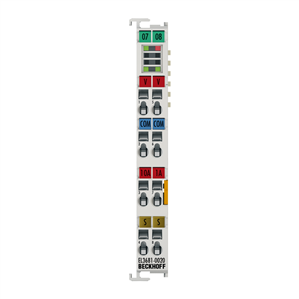 Beckhoff EL3681-0020 EtherCAT Terminal, 1-channel analog input, multimeter, 300 V AC/DC, 10 A, 19 bit, factory calibrated