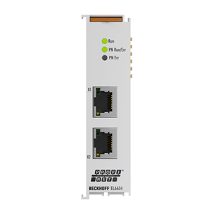 Beckhoff EL6634 EtherCAT Terminal, 2-port communication interface, PROFINET IRT, controller Turkiye