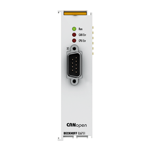 Beckhoff EL6751 EtherCAT Terminal, 1-channel communication interface, CANopen, master/slave Turkiye
