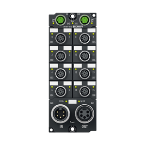 Beckhoff EP1859-0042 EtherCAT Box, 8-channel digital input + 8-channel digital output, 24 V DC, 3 ms, 05 A, M12 Turkiye