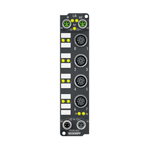 Beckhoff EP2038-0002 EtherCAT Box, 8-channel digital output, 24 V DC, 2 A, M12, with diagnostics Turkiye
