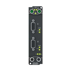 Beckhoff EP2816-0010 EtherCAT Box, 16-channel digital output, 24 V DC, 05 A, D-sub