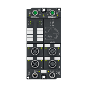 Beckhoff EP3356-0022 EtherCAT Box, 1-channel analog input, measuring bridge, full bridge, 24 bit, M12 Turkiye