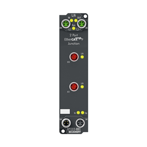 Beckhoff EP1312-0001 EtherCAT Box, 2-port junction, EtherCAT P, M8