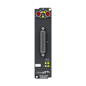 Beckhoff EPP2817-0008 EtherCAT P Box, 24-channel digital output, 24 V DC, 05 A, D-sub Turkiye