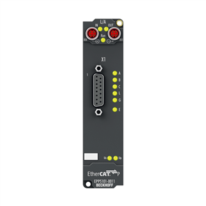 Beckhoff EPP5101-0011 EtherCAT P Box, 1-channel encoder interface, incremental, 5 V DC (DIFF RS422, TTL), 1 MHz, D-sub Turkiye