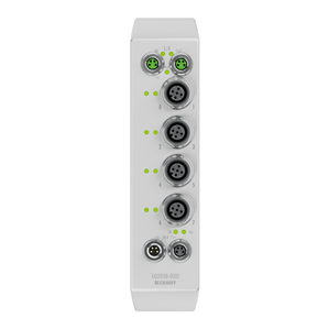 Beckhoff EQ2008-0002 EtherCAT Box, 8-channel digital output, 24 V DC, 05 A, M12, stainless steel Turkiye