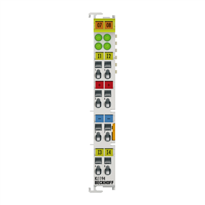 Beckhoff KL1194 Bus Terminal, 4-channel digital input, 24 V DC, 02 ms, ground switching