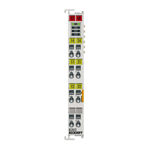 Beckhoff KL2652 Bus Terminal, 2-channel relay output, 230 V AC, 300 V DC, 5 A