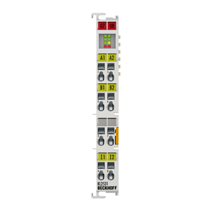 Beckhoff KL2531 Bus Terminal, 1-channel motion interface, stepper motor, 24 V DC, 15 A