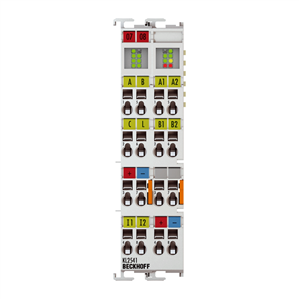 Beckhoff KL2541 Bus Terminal, 1-channel motion interface, stepper motor, 48 V DC, 5 A, with incremental encoder
