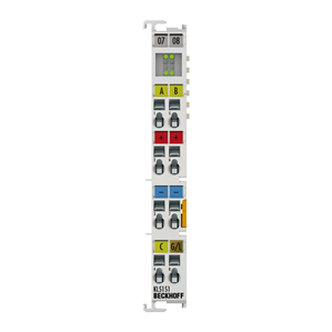 Beckhoff KL5151 Bus Terminal, 1-channel encoder interface, incremental, 24 V DC HTL, 100 kHz Turkiye