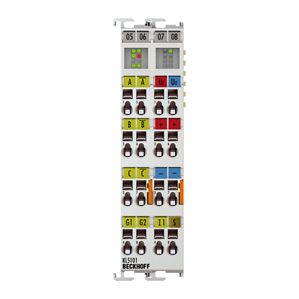 Beckhoff KL5101 Bus Terminal, 1-channel encoder interface, incremental, 5 V DC (DIFF RS422, TTL), 1 MHz
