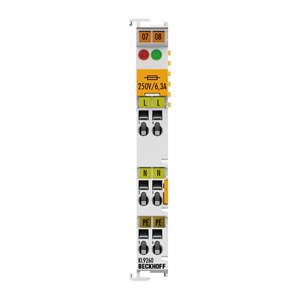 Beckhoff KL9260 Potential supply terminal, 120…230 V AC, with diagnostics and fuse Turkiye