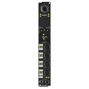 Beckhoff IL2302-B903 Coupler Box, 4-channel digital input + 4-channel digital output, PROFINET, 24 V DC, 3 ms, 05 A, M12