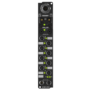 Beckhoff IL2301-B510 Coupler Box, 4-channel digital input + 4-channel digital output, CANopen, 24 V DC, 3 ms, 05 A, M8