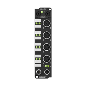 Beckhoff IE2022 Extension Box, 8-channel digital output, 24 V DC, 2 A, M12