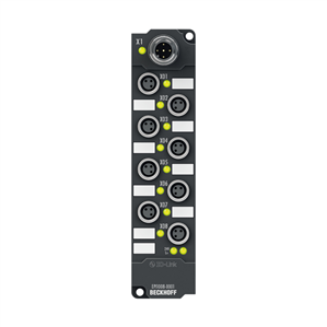 Beckhoff EPI1008-0001 IO-Link box, 8-channel digital input, 24 V DC, 3 ms, M8