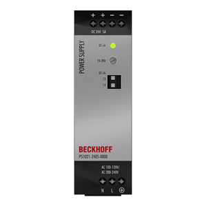 Beckhoff PS1021-2405-0000 Power supply PS1000; output: 24 V DC, 5 A; input: AC 100…120/200…240 V, 1-phase Turkiye