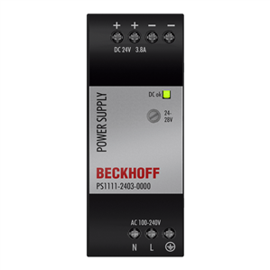 Beckhoff PS1111-2403-0000 Power supply PS1000; output: 24 V DC, 38 A; input: AC 100…240 V, 1-phase, NEC Class 2 Turkiye