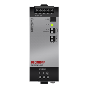 Beckhoff PS2001-2420-0000 Power supply PS2000; output: 24 V DC, 20 A; input: AC 100…240 V/DC 110…150 V, 1-phase Turkiye