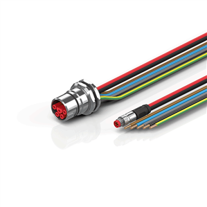 Beckhoff ZK7714-CA00-0xxx B23, ECP cable, PUR, 5 G 40 mm² + (1 x 4 x AWG22), drag chain suitable, key 1 (400 V AC) Turkiye