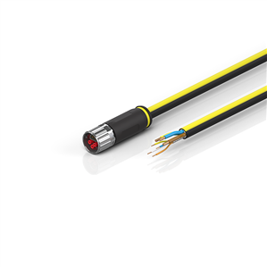 Beckhoff ZK7910-1900-Axxx B17, ENP cable, PUR, 3 G 25 mm² + (1 x 4 x AWG22), drag chain suitable, key 3 (user-defined voltage)