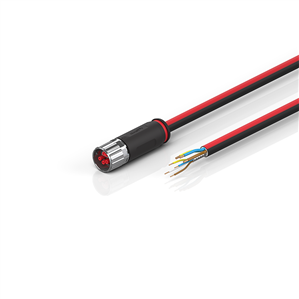 Beckhoff ZK7906-1900-0xxx B17, ECP cable, PUR, 3 G 15 mm² + (1 x 4 x AWG22), drag chain suitable, key 3 (user-defined voltage)