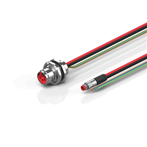 Beckhoff ZK7906-AJ00-0xxx B17, ECP cable, PUR, 3 G 15 mm² + (1 x 4 x AWG22), drag chain suitable, key 3 (user-defined voltage)