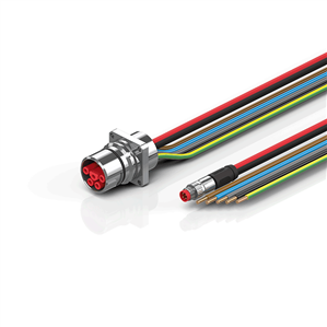 Beckhoff ZK7A14-AS00-0xxx B23, ECP cable, PUR, 5 G 40 mm² + (1 x 4 x AWG22), drag chain suitable, key 3 (user-defined voltage) Turkiye