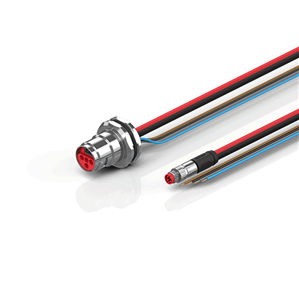 Beckhoff ZK7624-BV00-0xxx B17, ECP cable, PUR, 4 x 15 mm² + (1 x 4 x AWG22), drag chain suitable, key 2 (user-defined voltage)