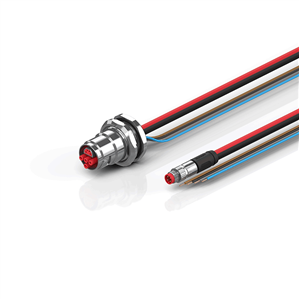 Beckhoff ZK7624-BS00-0xxx B17, ECP cable, PUR, 4 x 15 mm² + (1 x 4 x AWG22), drag chain suitable, key 2 (user-defined voltage)