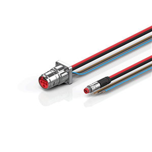 Beckhoff ZK7624-BR00-0xxx B17, ECP cable, PUR, 4 x 15 mm² + (1 x 4 x AWG22), drag chain suitable, key 2 (user-defined voltage)