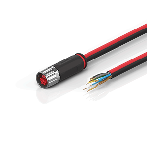 Beckhoff ZK7608-3100-0xxx B17, ECP cable, PUR, 5 G 15 mm² + (1 x 4 x AWG22), drag chain suitable, key 2 (400 V AC)