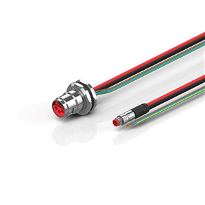 Beckhoff ZK7606-BP00-0xxx B17, ECP cable, PUR, 3 G 15 mm² + (1 x 4 x AWG22), drag chain suitable, key 2 (230 V AC)