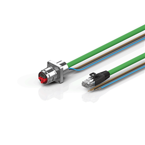 Beckhoff ZK7224-AM00-Axxx B17, ENP cable, PUR, 4 x 15 mm² + (1 x 4 x AWG22), drag chain suitable, key 1 (2 x 24 V DC) Turkiye