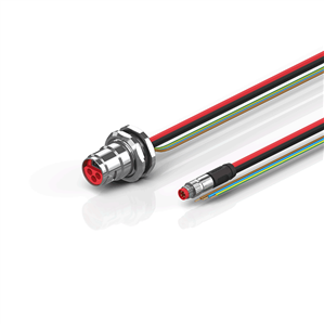 Beckhoff ZK7210-BN00-0xxx B17, ECP cable, PUR, 3 G 25 mm² + (1 x 4 x AWG22), drag chain suitable, key 1 (24 V DC)