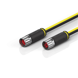 Beckhoff ZK7210-1819-Axxx B17, ENP cable, PUR, 3 G 25 mm² + (1 x 4 x AWG22), drag chain suitable, key 1 (24 V DC)