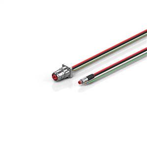 Beckhoff ZK7206-BK00-0xxx B17, ECP cable, PUR, 3 G 15 mm² + (1 x 4 x AWG22), drag chain suitable, key 1 (24 V DC)