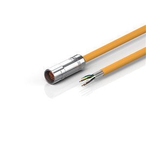 Beckhoff ZK4704-0404-2xxx Motor connection cable 25 mm² with M23 speedtec® plug, fixed installation
