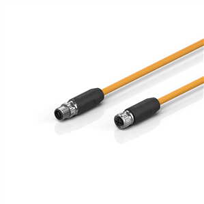Beckhoff ZK4000-7778-0xxx Motor connection cable 075 mm² with M12 high-power plug (t coded), drag-chain suitable