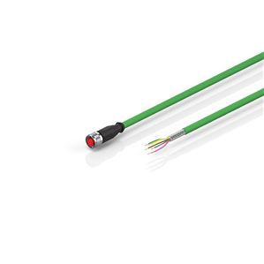 Beckhoff ZK4724-0410-2xxx Resolver connection cable 025 mm² with M12 plug for motors with resolver, drag-chain suitable Turkiye