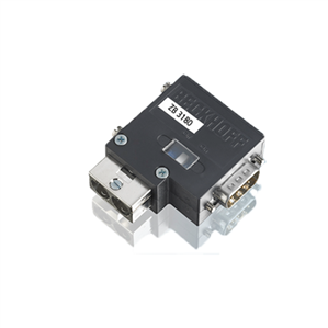 Beckhoff ZB3180 9-pin D-sub connector (RS232/RS485) with switchable termination resistor